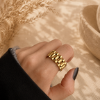 Watch-Link Adjustable Ring