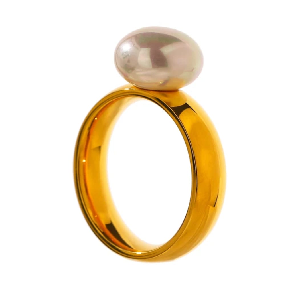 Pearl Statement Ring