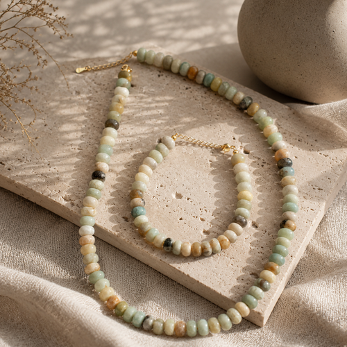 Amazonite Beaded Necklace