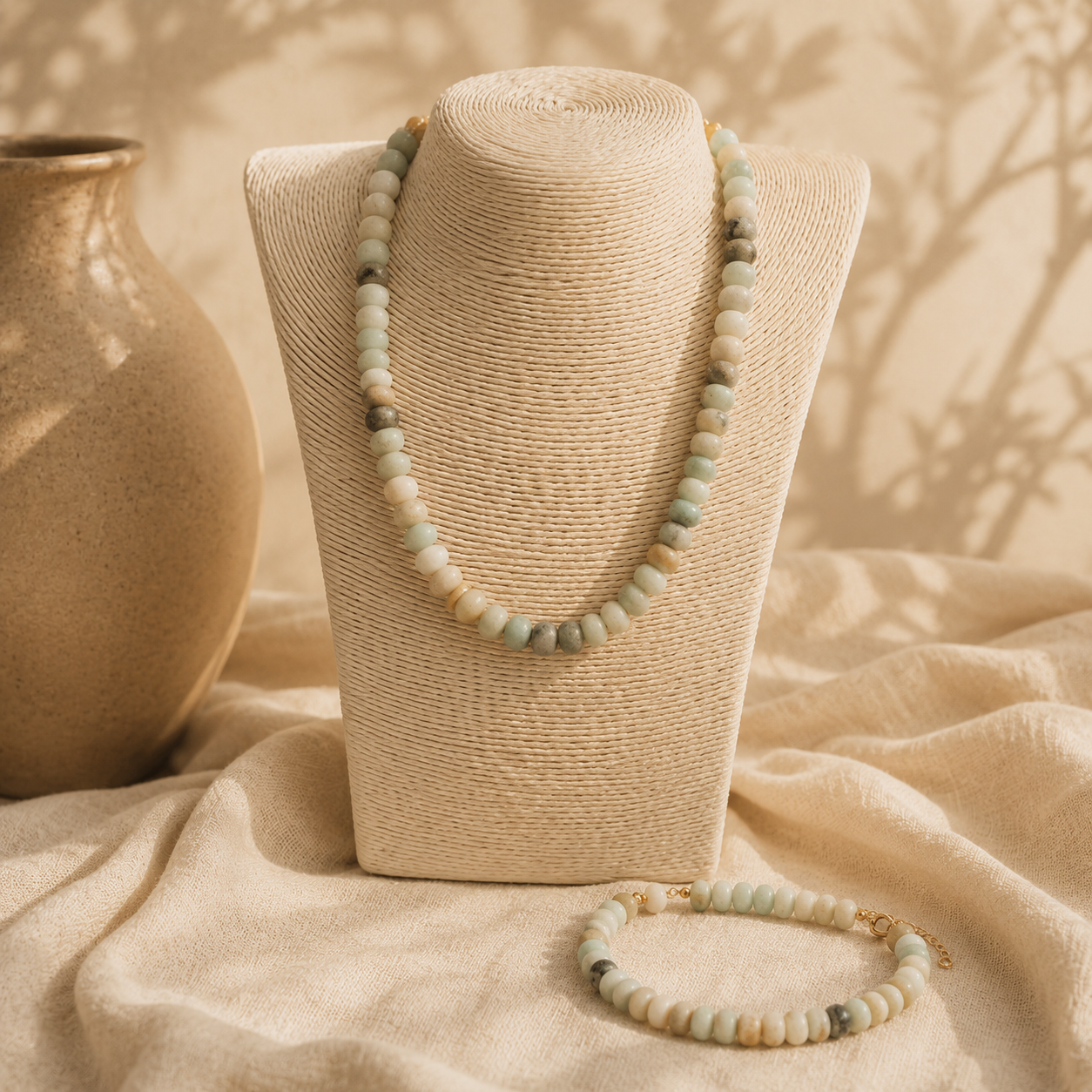 Amazonite Beaded Necklace