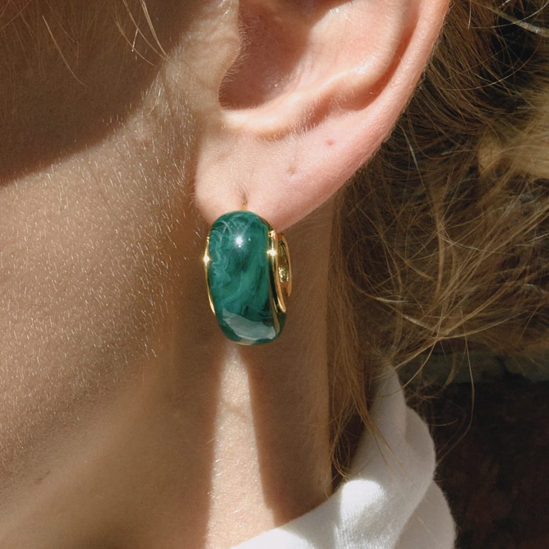 Chunky Resin Hoops