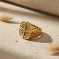Compass Signet Ring