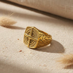Compass Signet Ring