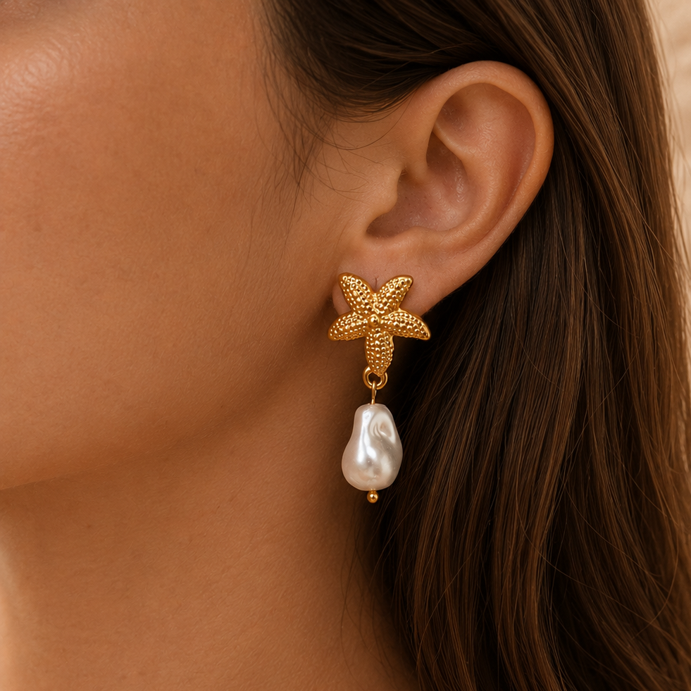Cora Starfish Earrings