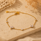 Crystal Clover Bracelet