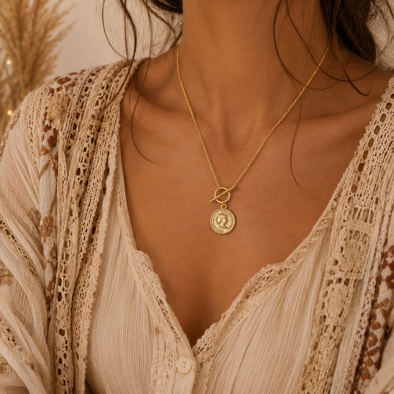 Elizabeth II Coin Necklace