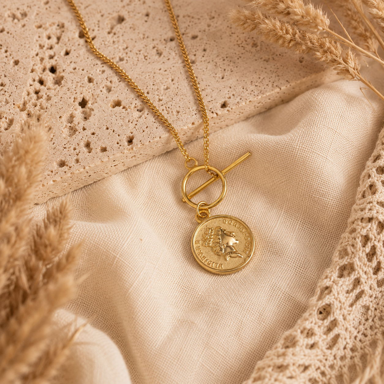 Elizabeth II Coin Necklace