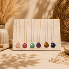 Floating Natural Stone Necklace