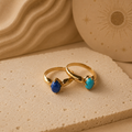 Grecia Natural Stone Ring