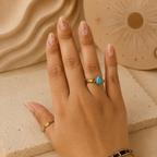 Grecia Natural Stone Ring