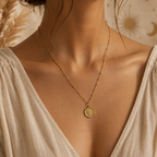 Hammered Sun Necklace