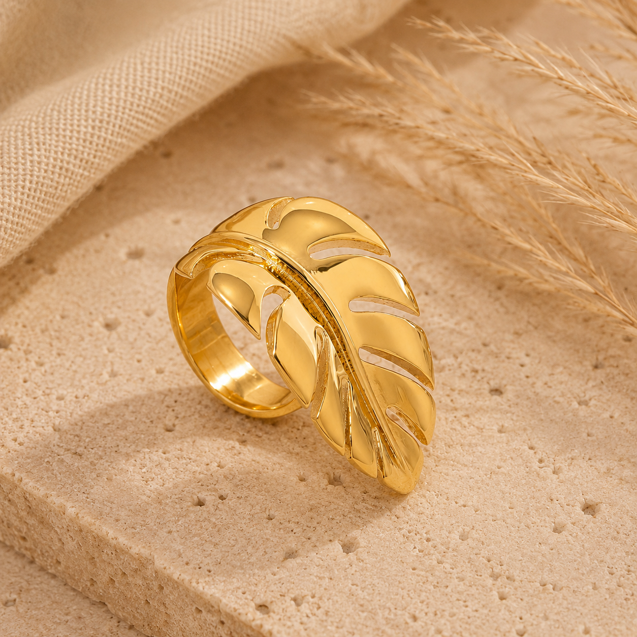 Leaf Adjustable Ring