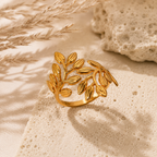 Leafy Adjustable Ring