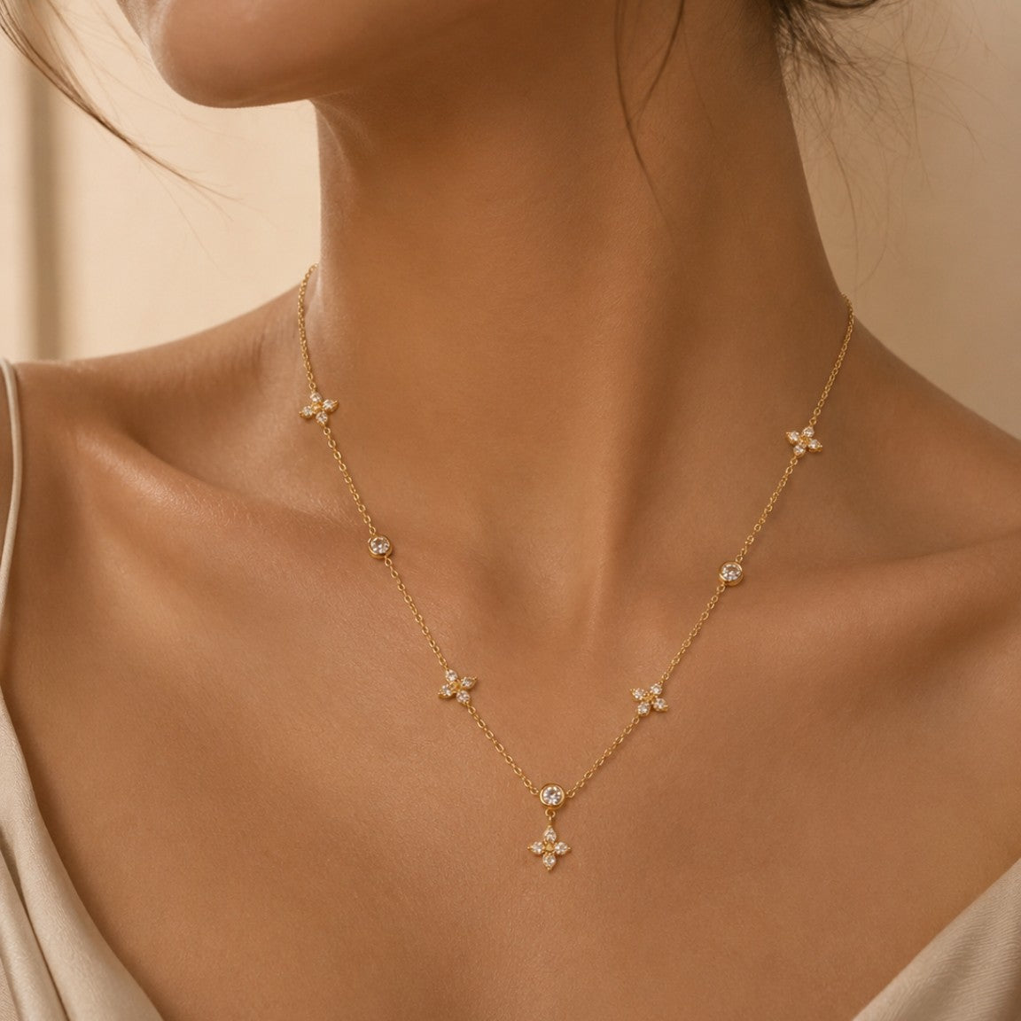 Mini Mercedes Necklace