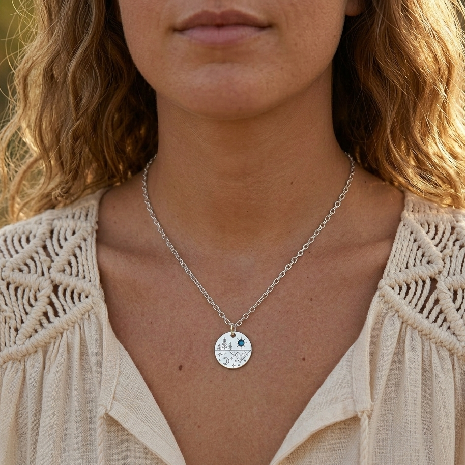 Night-time Nature Necklace
