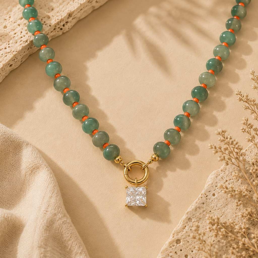 Olive Bloom Necklace