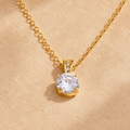 Perfect Circle Solitaire Necklace