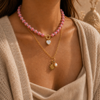 Pink Blossom Necklace