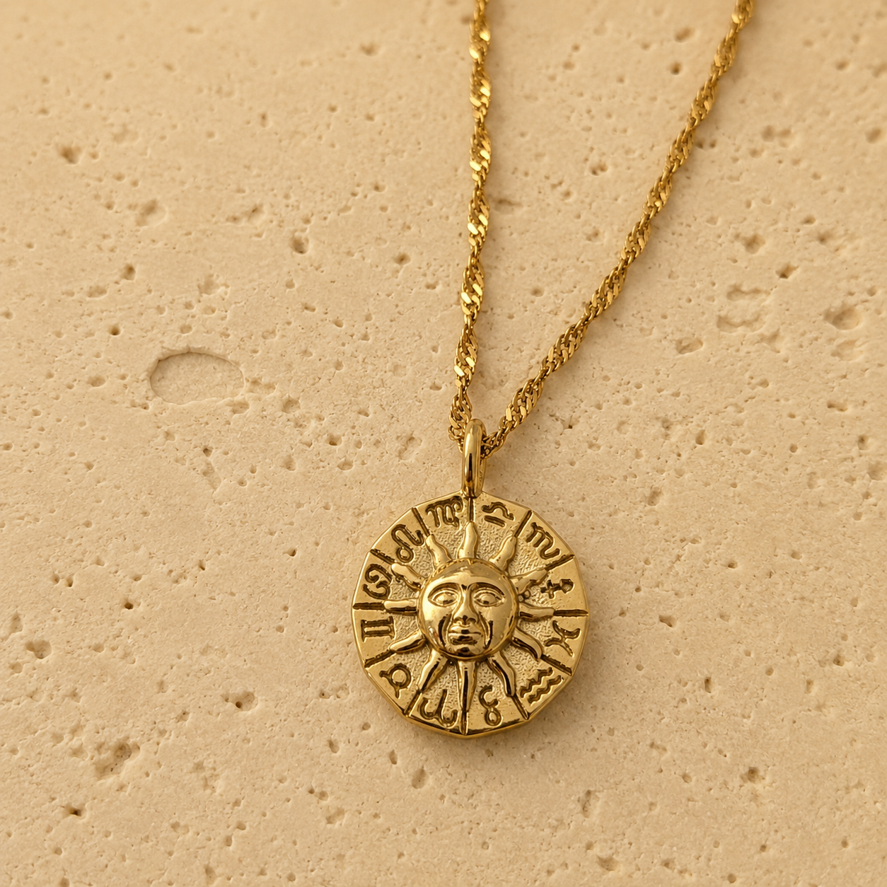 Horoscope Sun Necklace