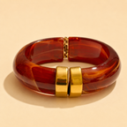 Chunky Resin Hinge Bangle