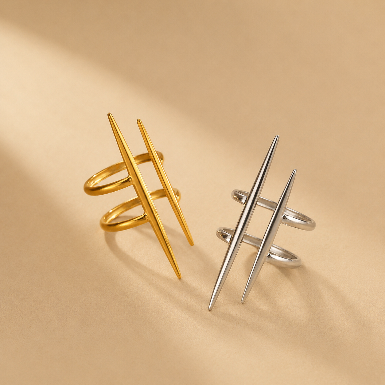 Spike Adjustable Ring