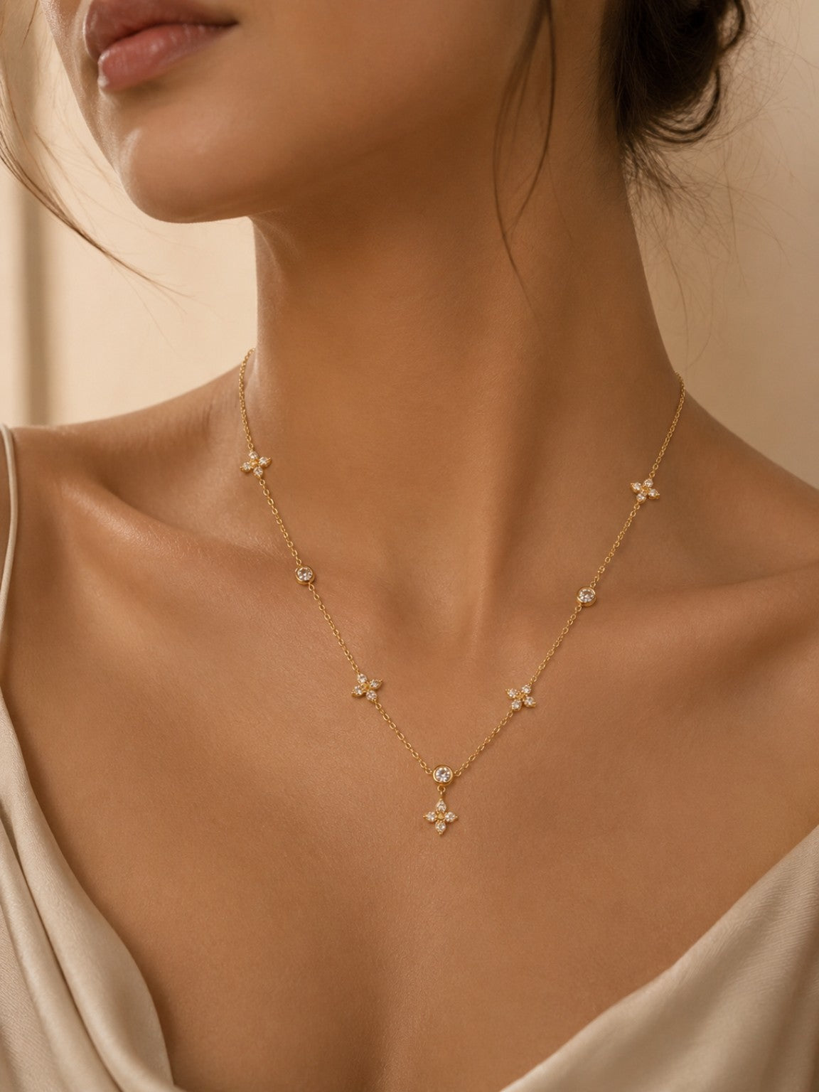 Mini Mercedes Necklace