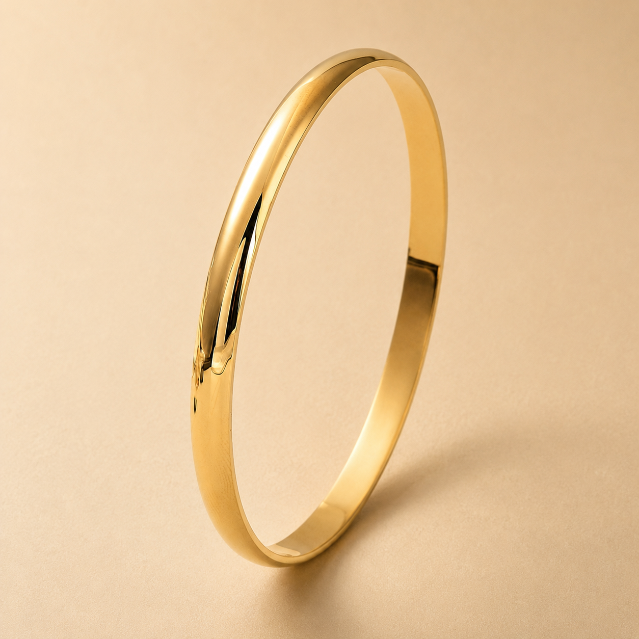 Minimalist Polished Bangle