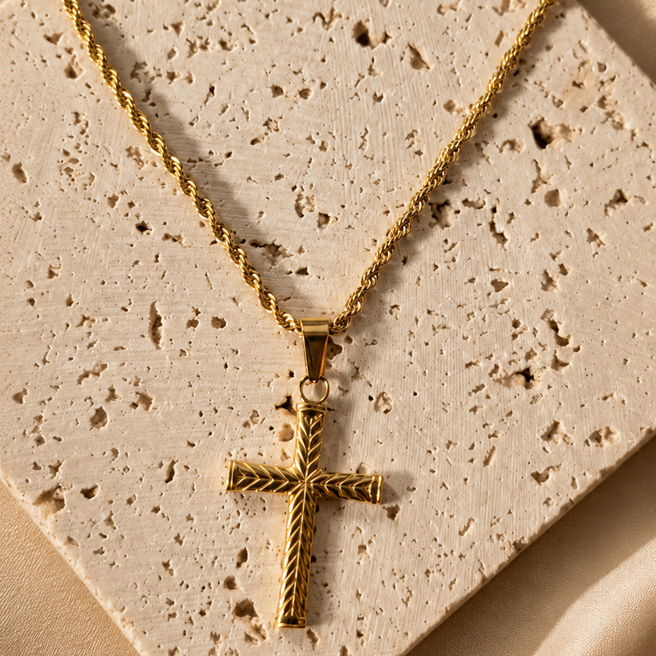 Large Crucifix Necklace