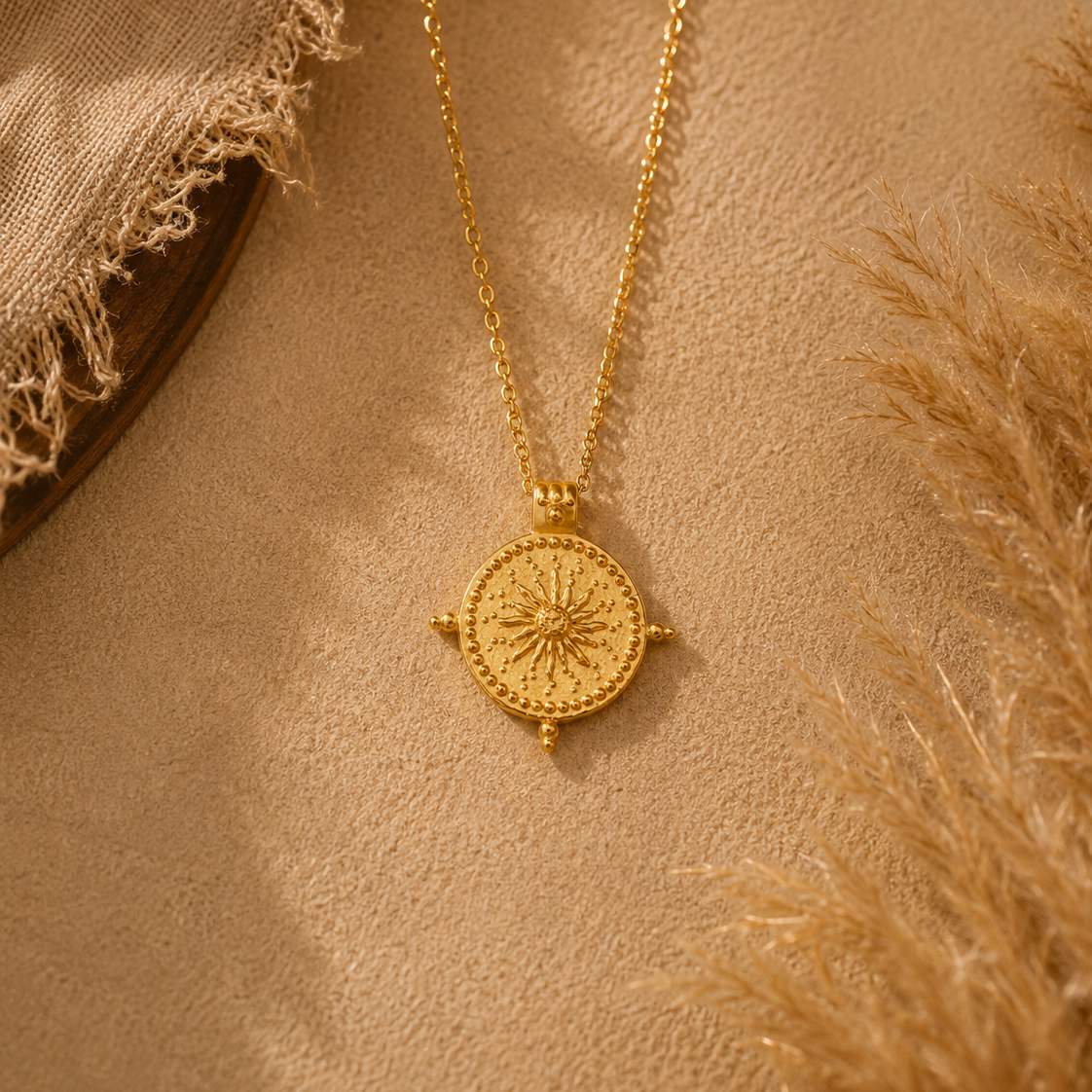 Sun Compass Necklace