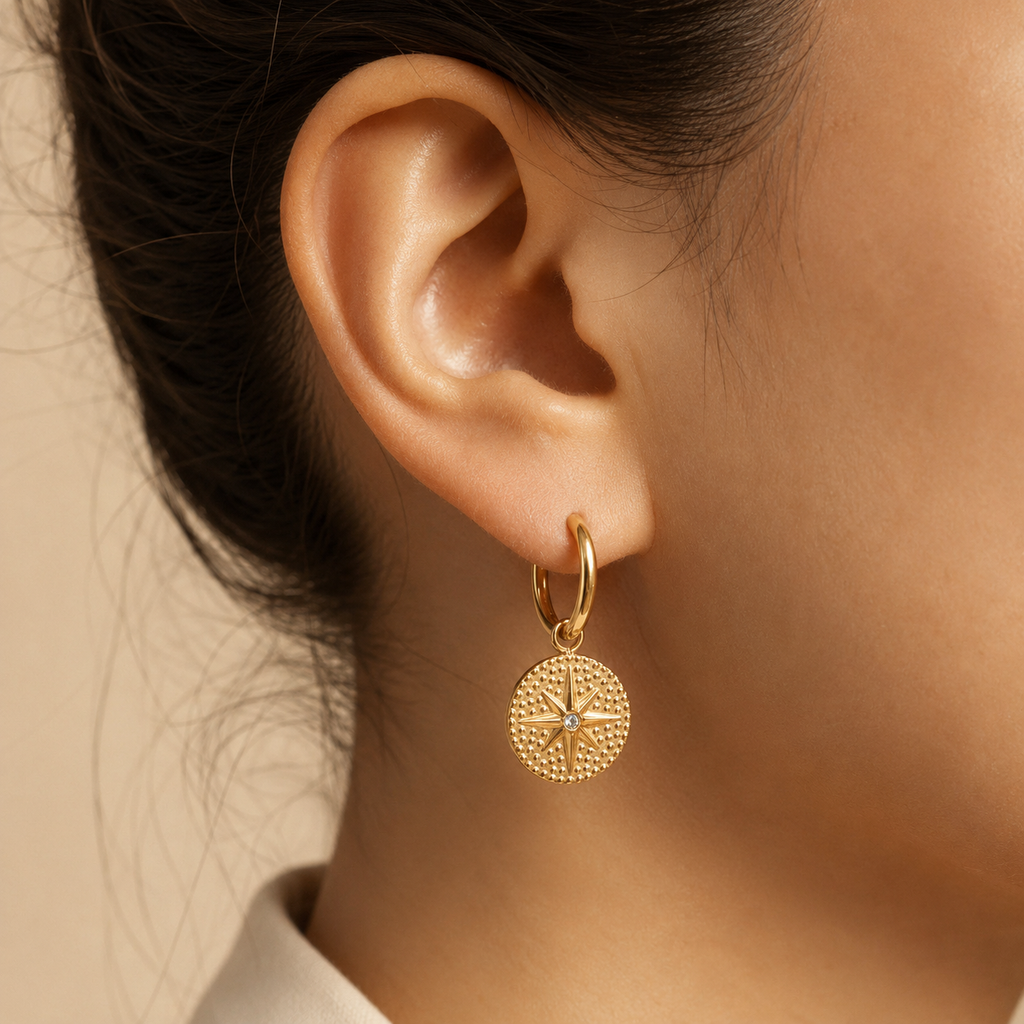 Gold Aura Earrings
