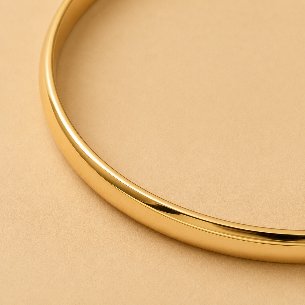 Minimalist Polished Bangle