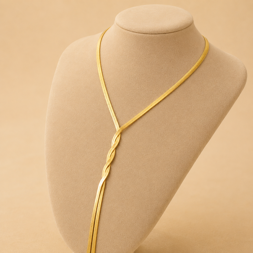 Twist Lariat Necklace