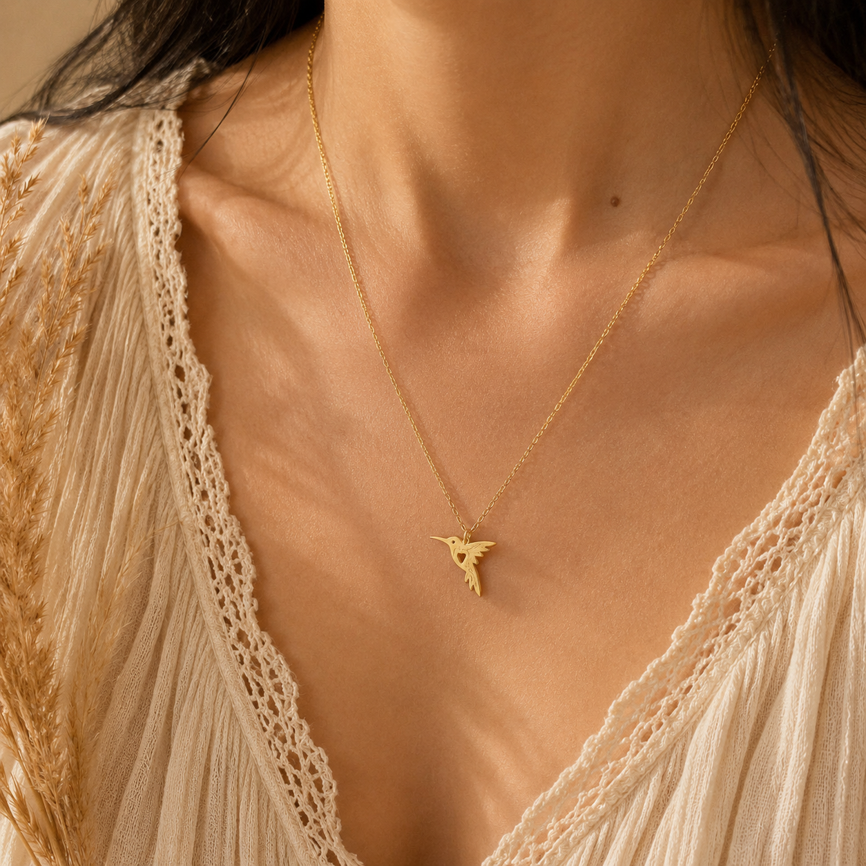 Hummingbird Necklace