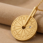 Zodiac Wheel Necklace