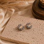 Chunky Twisted Hoops