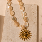 Natural Shells Sun Necklace