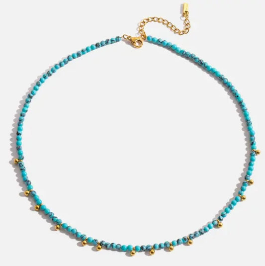 Turquoise Beaded Necklace