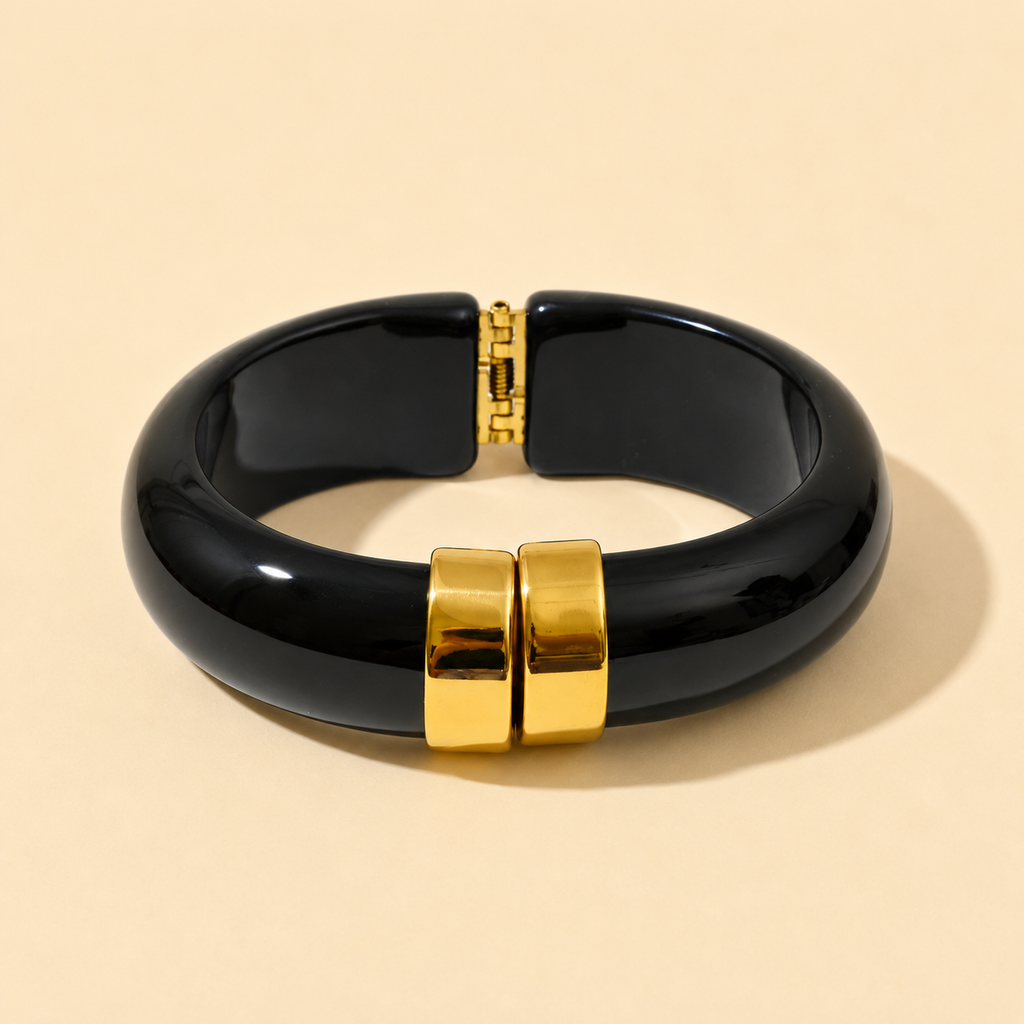 Chunky Resin Hinge Bangle