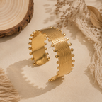 Helia Golden Bangle