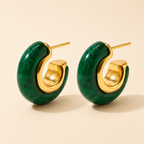 Chunky Resin Hoops