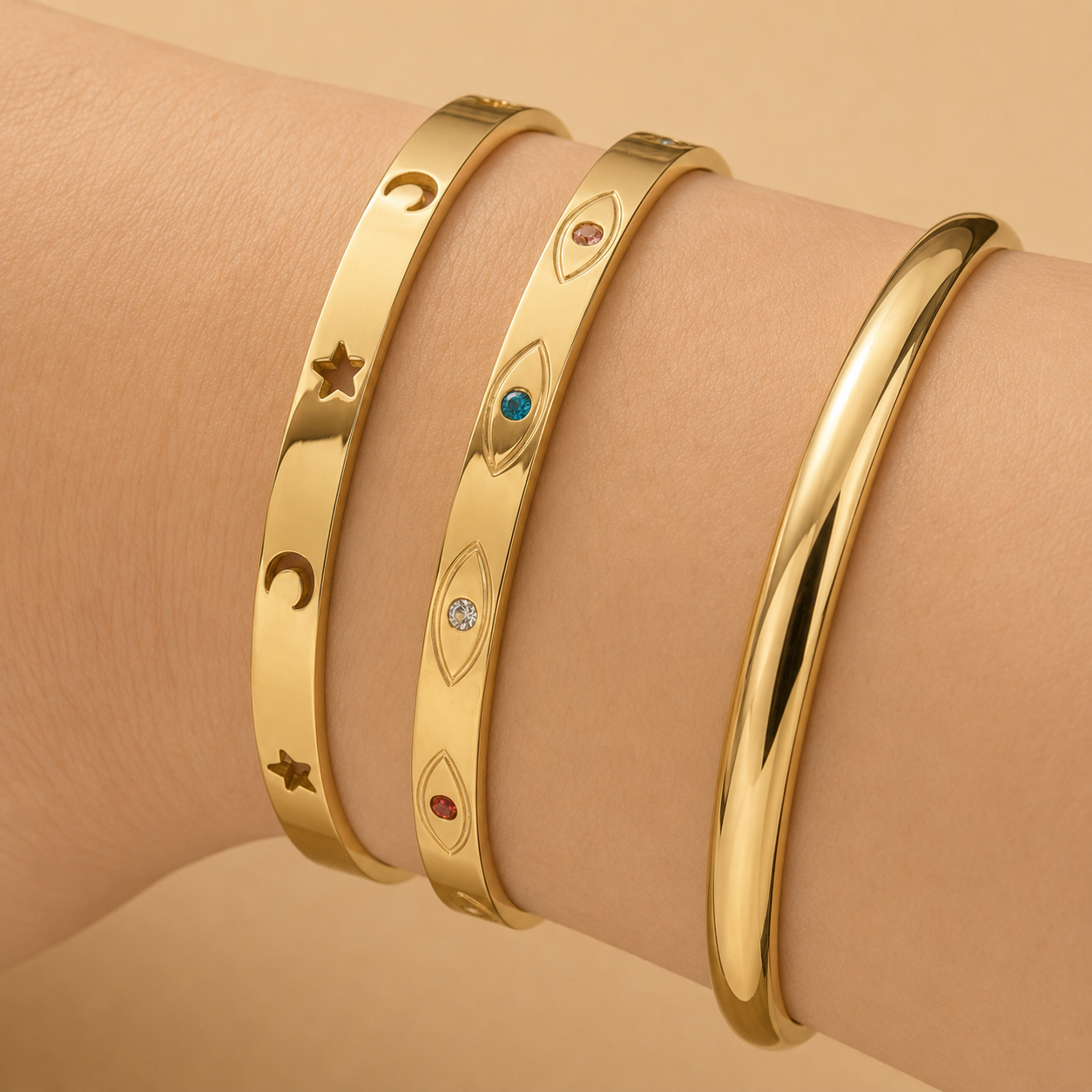 Minimalist Polished Bangle
