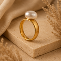 Pearl Statement Ring