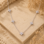 Clover Zirconia Necklace