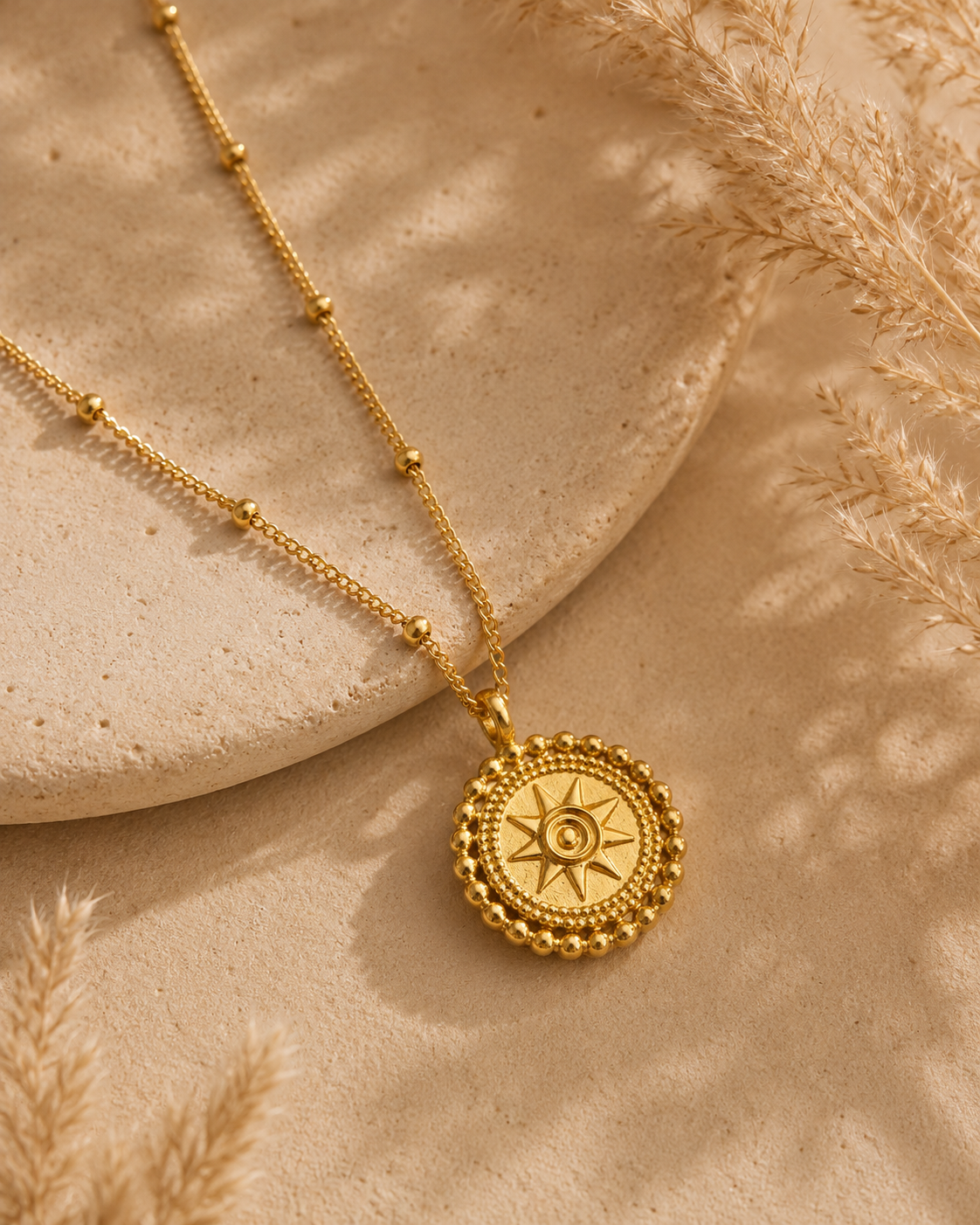 Celestial Star Pendant Necklace