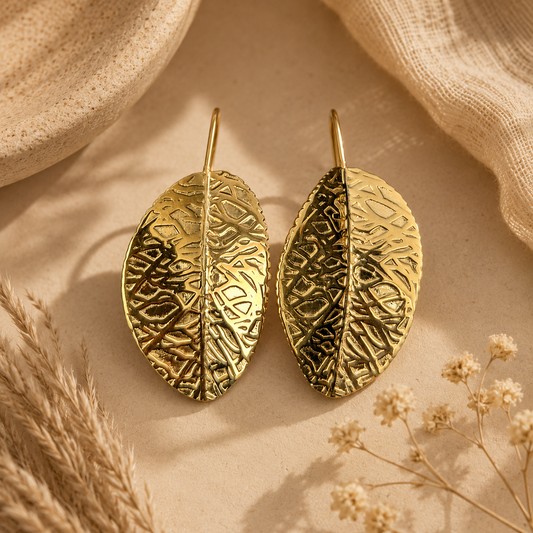 Bodhi Leaf Earrings