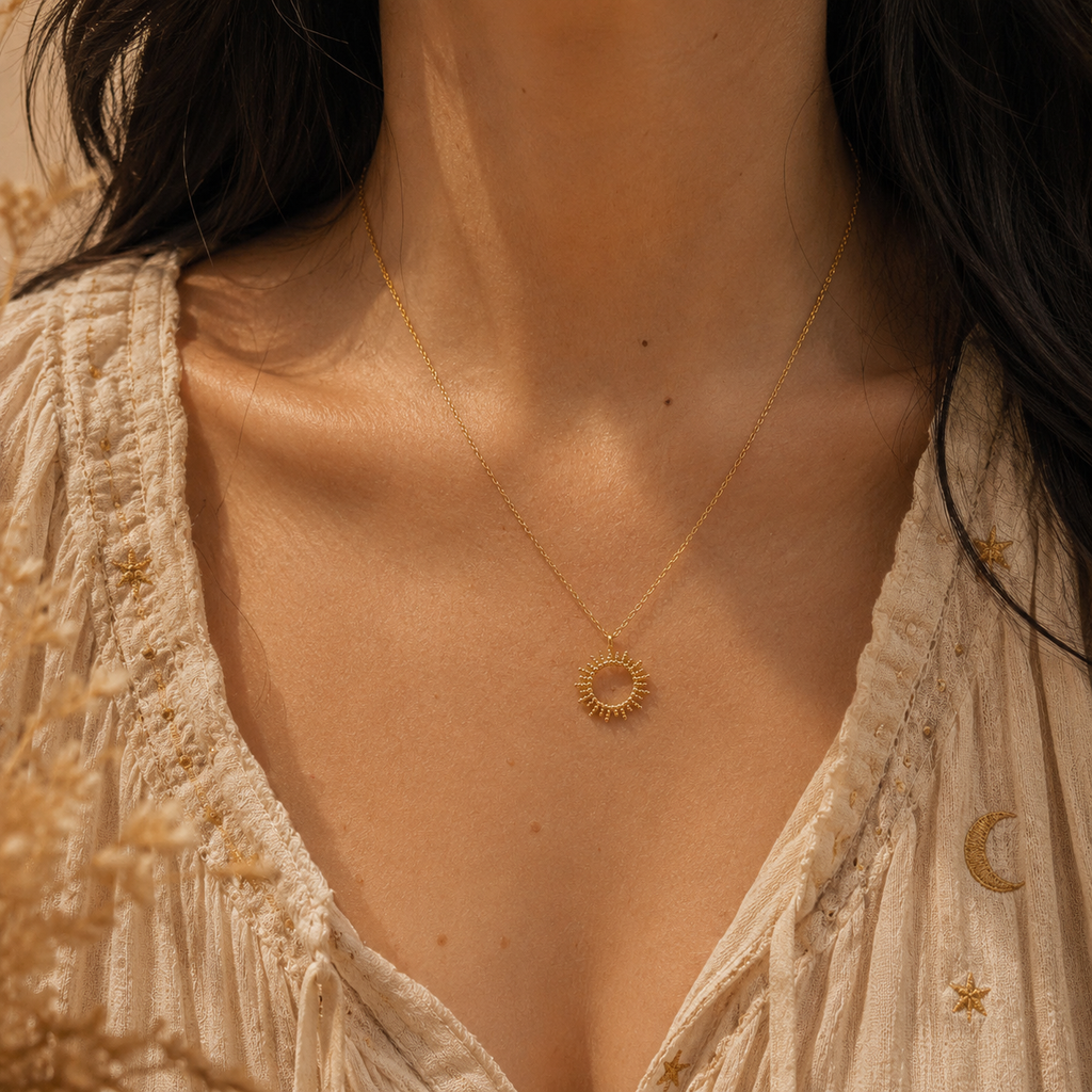 Hollow Sun Necklace