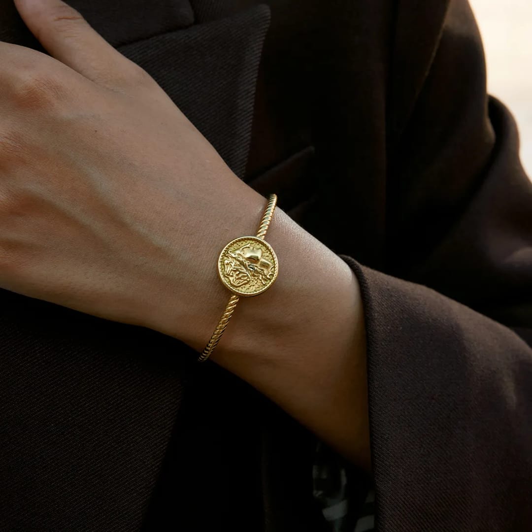Minerva Coin Bangle