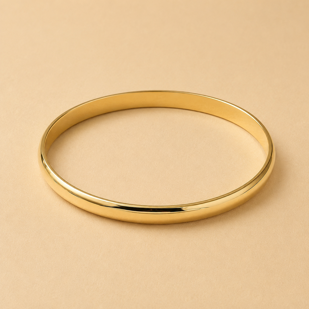 Minimalist Polished Bangle
