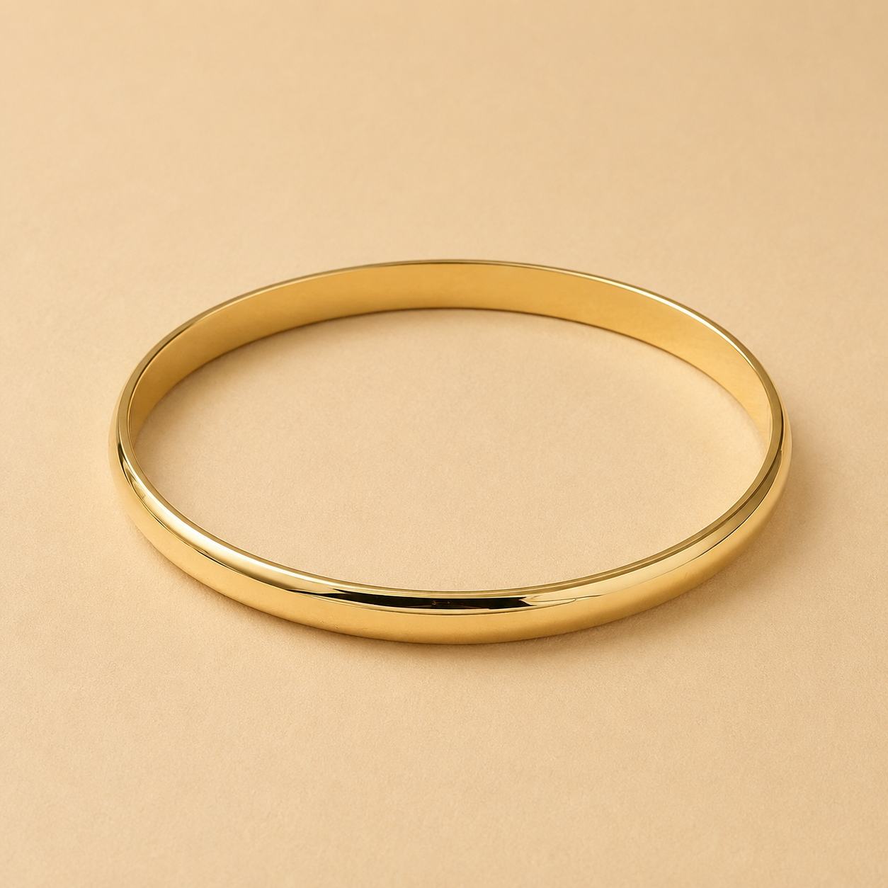 Minimalist Polished Bangle