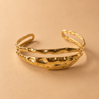 Hammered Cutout Bangle